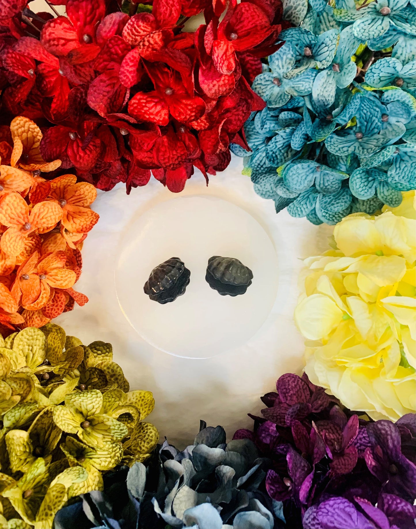 Silver Sheen Obsidian Shell