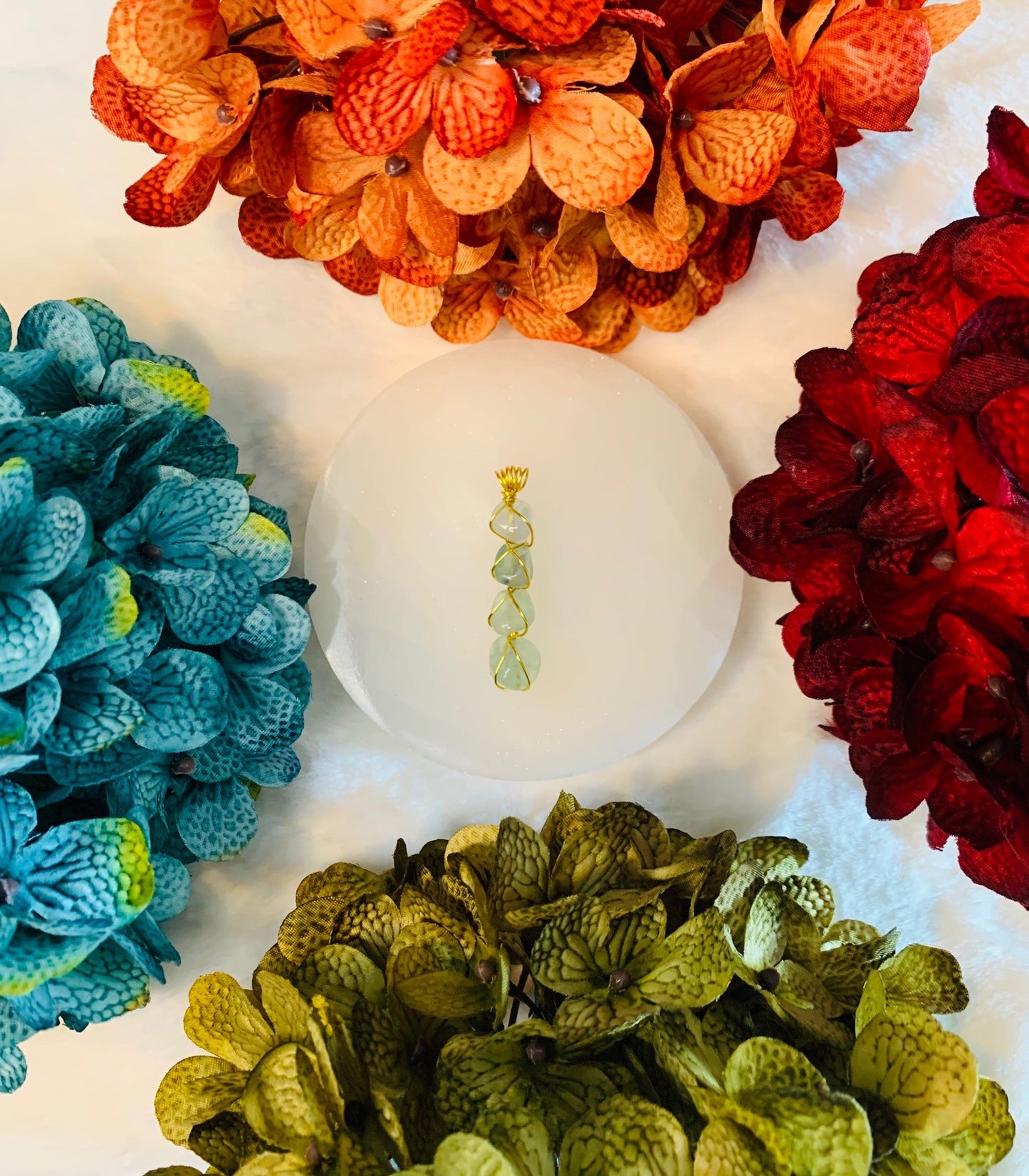 Fluorite Pendant #4 (Wire Wrapped)