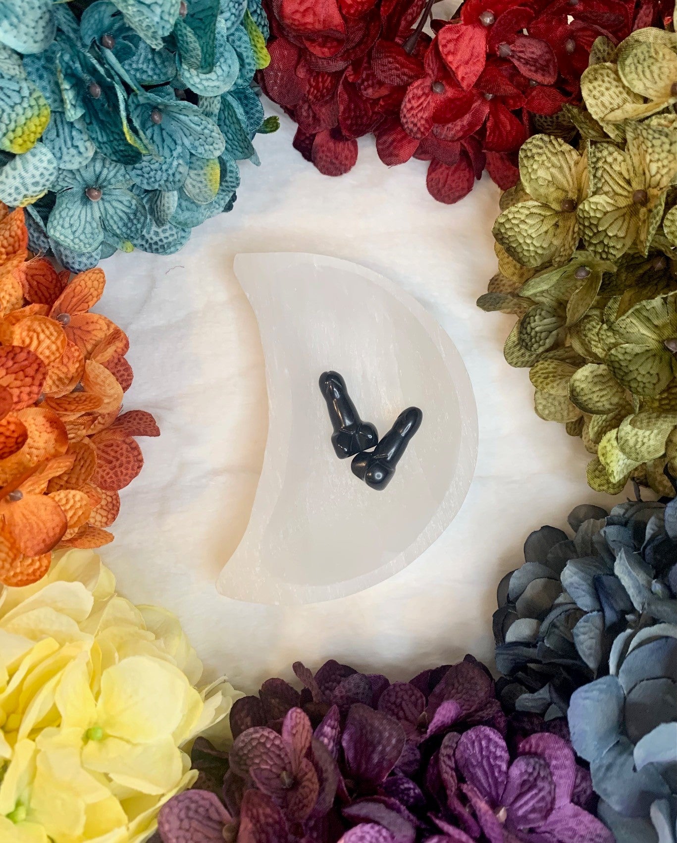 Black Obsidian "Heart with Handle"