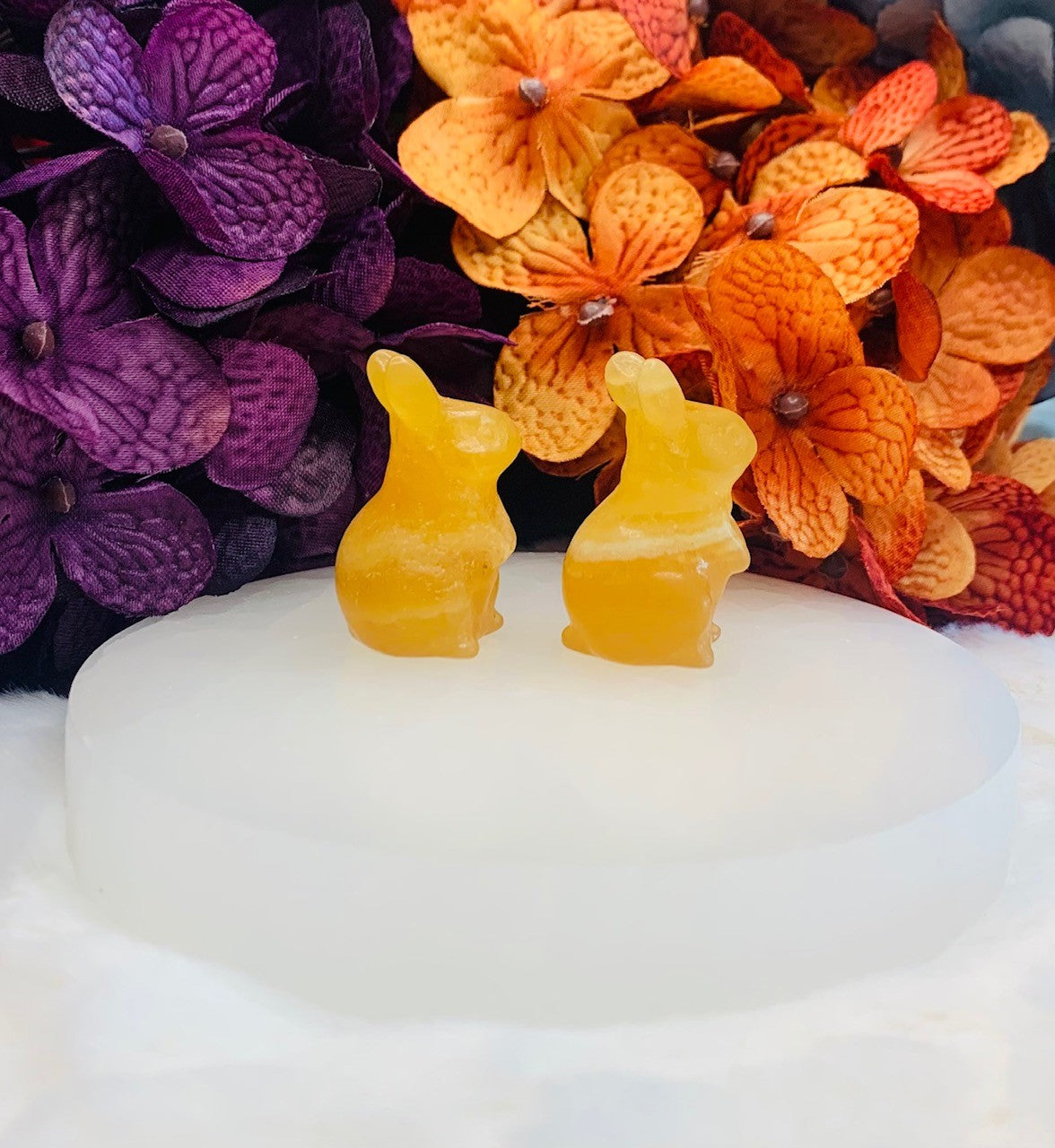 Orange Calcite Rabbit