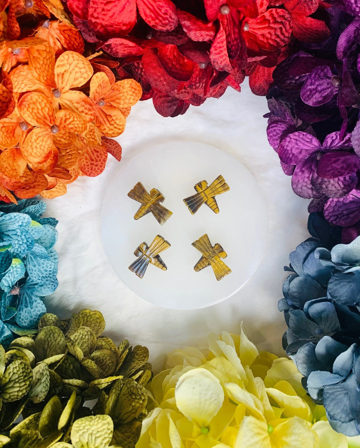 Tiger's Eye Mini Dragonfly