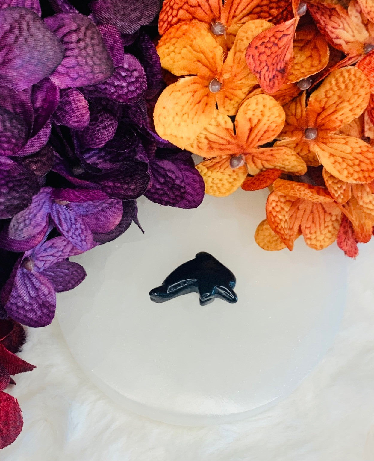 Black Obsidian Mini Dolphin