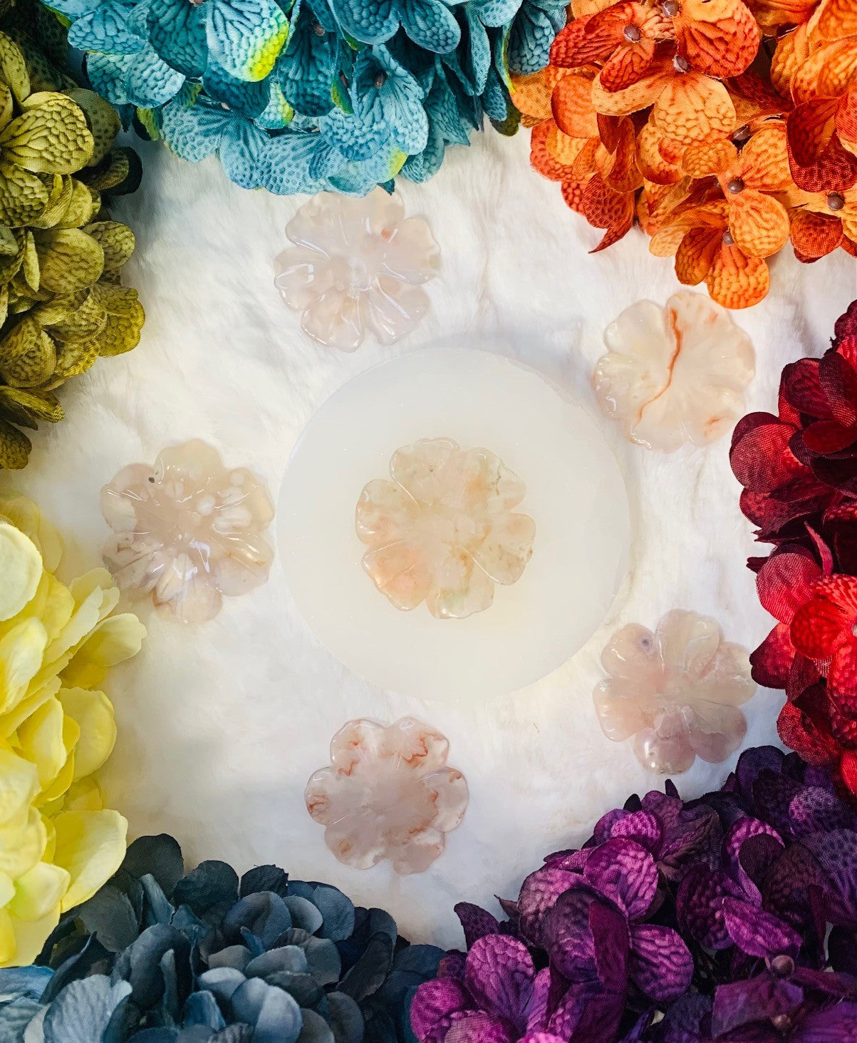 Flower Agate Blossoms