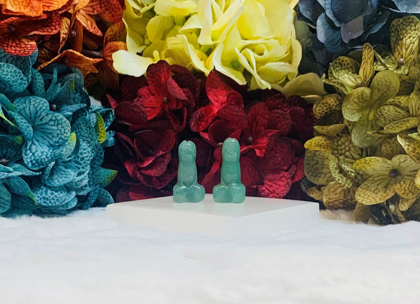 Green Aventurine "Heart with Handle"