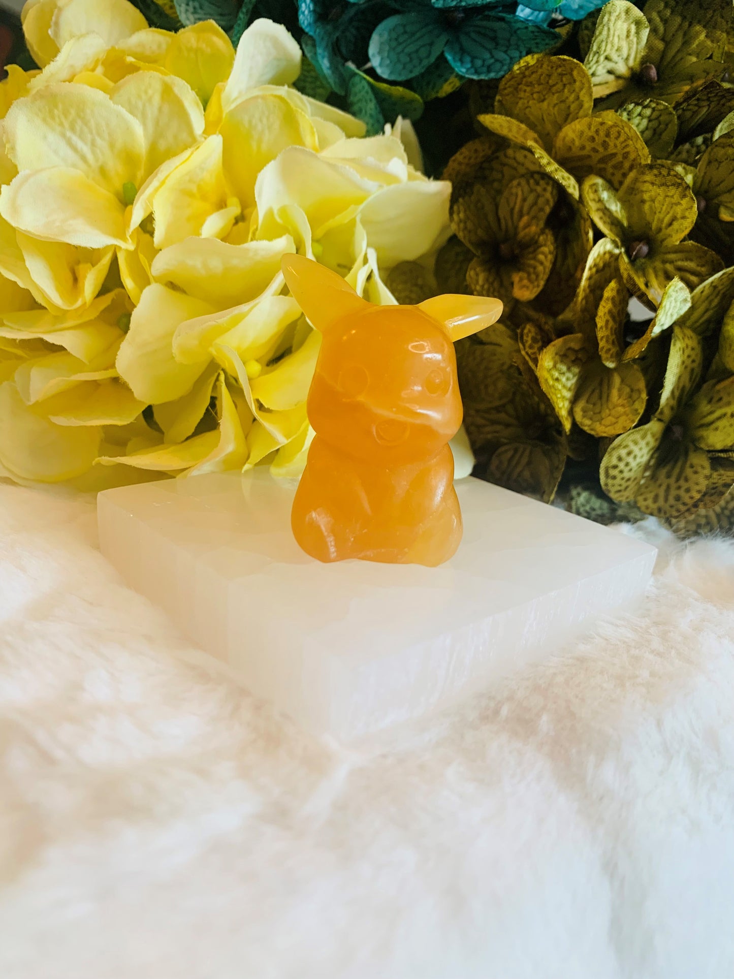 Honey Calcite Pikachu