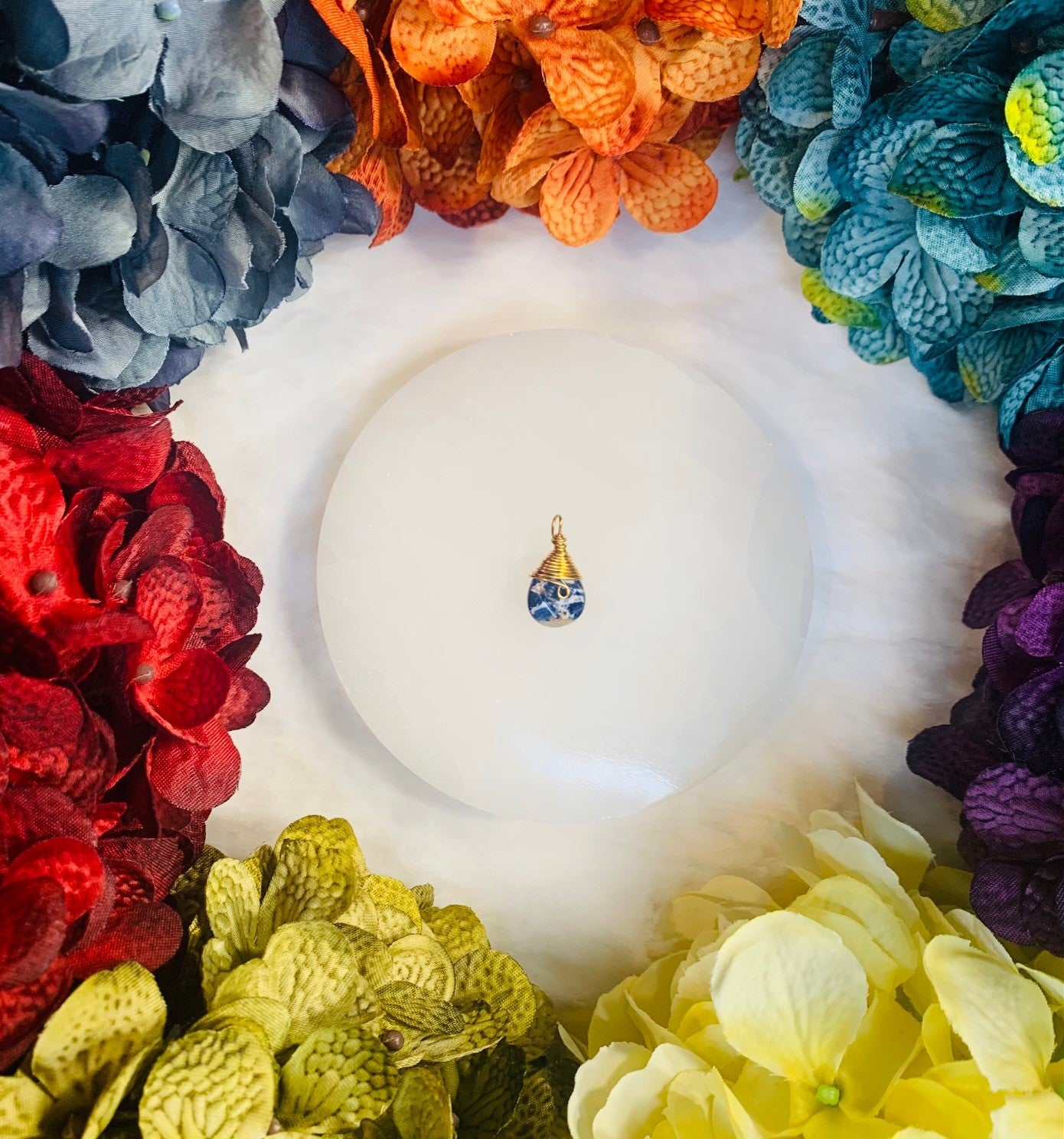 Sodalite Teardrop Pendant (Imperfect)