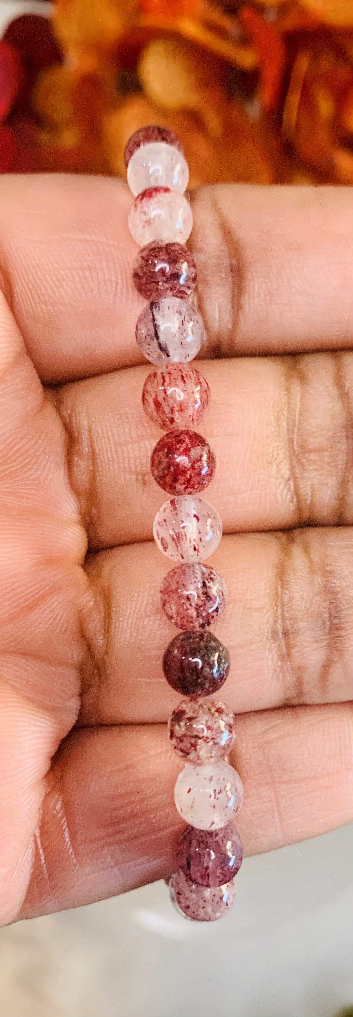 Strawberry Quartz Bracelet