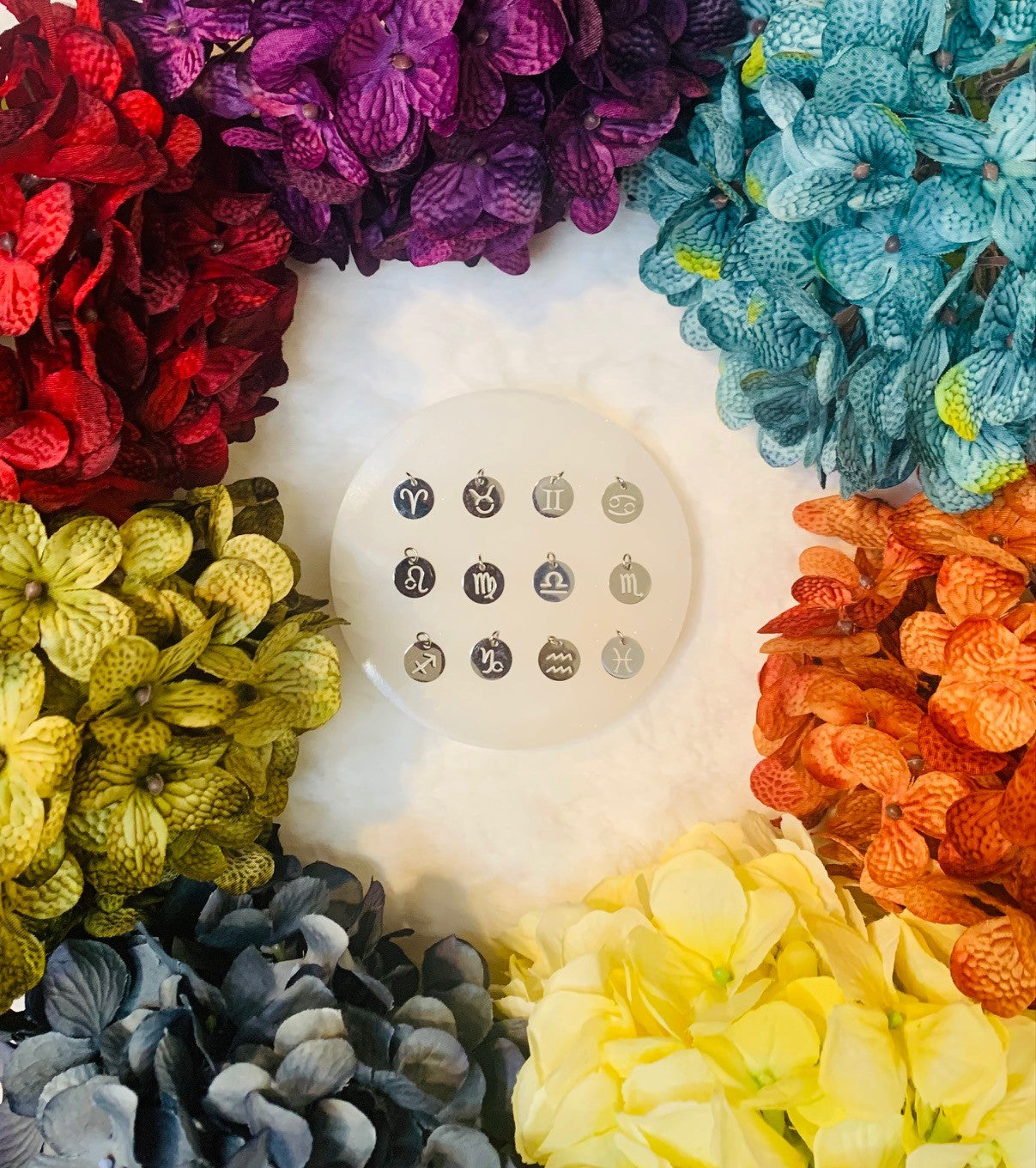 Zodiac Charms (Silver Stainless Steel)