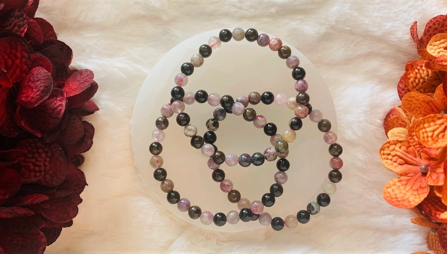 Watermelon Tourmaline Bracelet