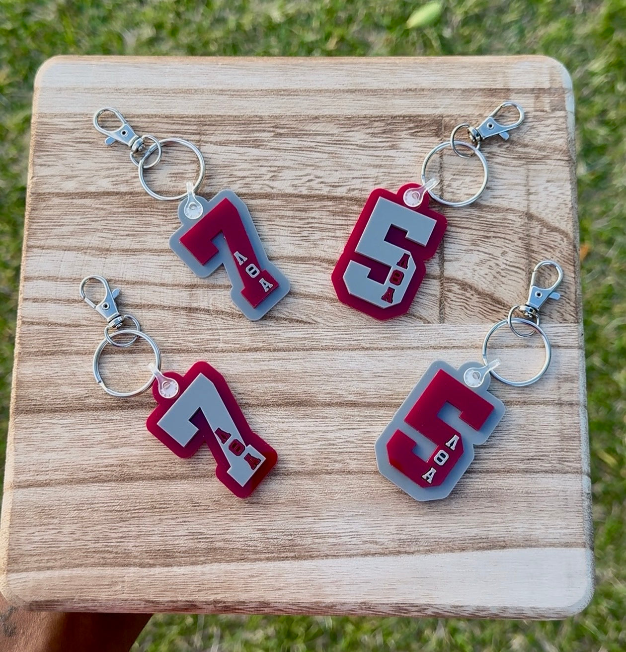 LTA Number Keychain