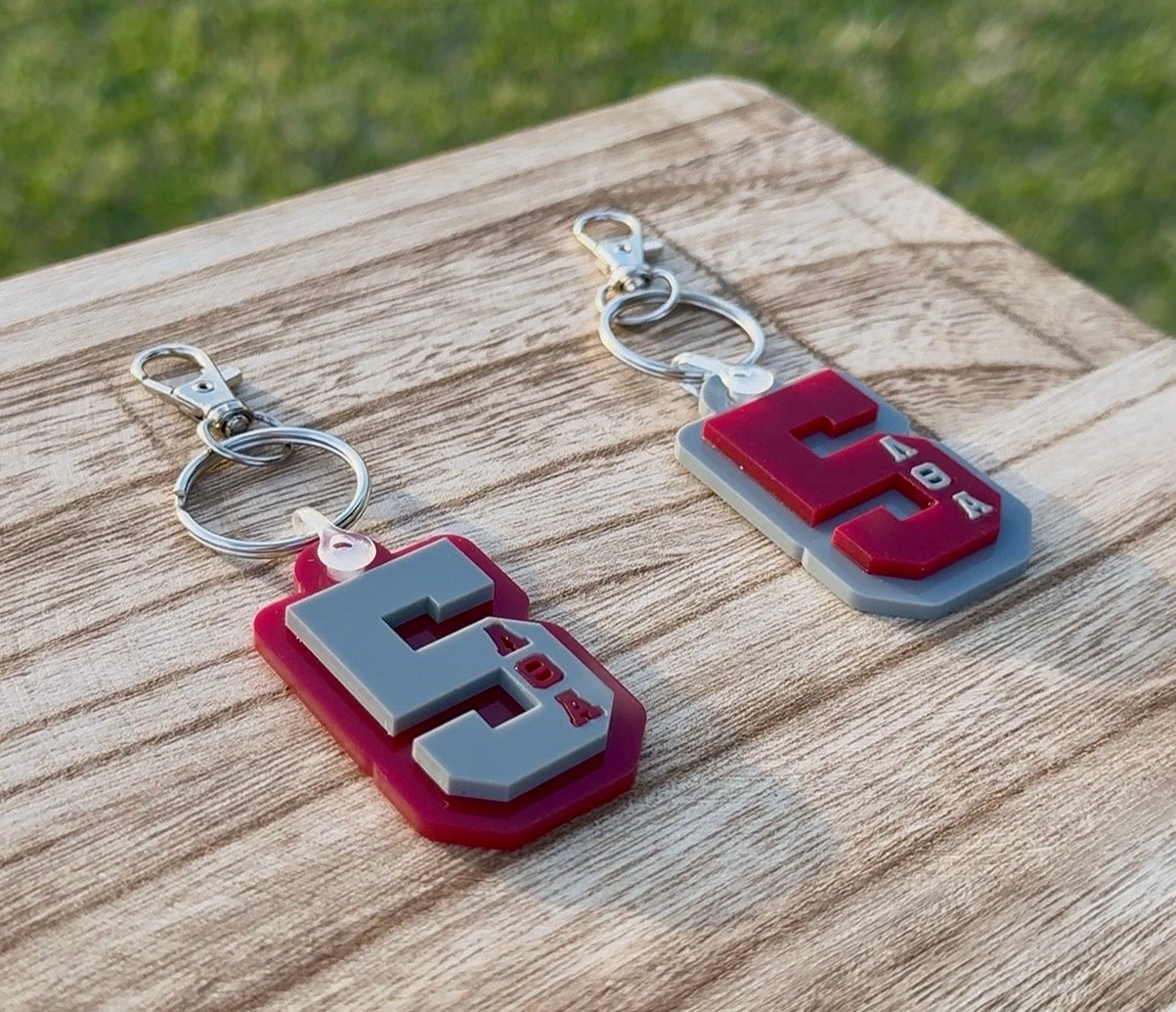 LTA Number Keychain