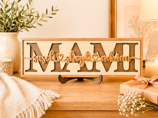 Personalized Mother’s Day Name Sign