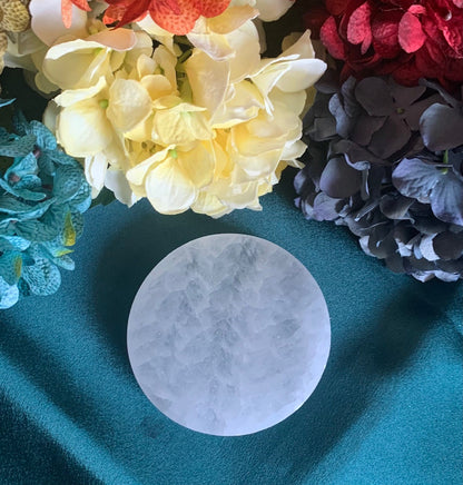 Selenite Charging Plate (Circle)